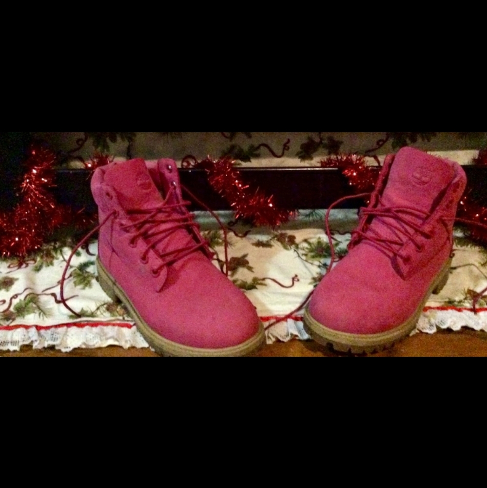 Pink timberlands - Picture 3 of 3